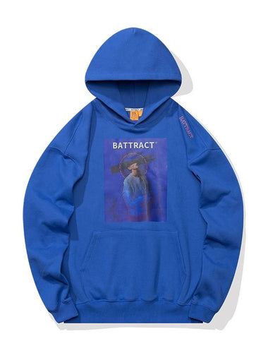 Human Graphic Hoodie Blue - BATTRACT - BALAAN 1