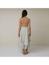 TAFFTA WIDE SKIRT PANTS BE beige - TIBAEG - BALAAN 3