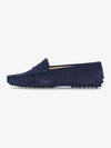 Gommino Suede Driving Shoes Blue - TOD'S - BALAAN 2