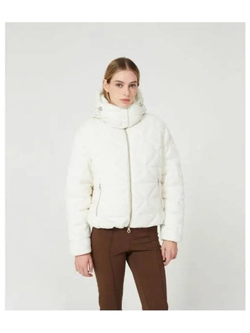 Duermo Light Cream Women s Down Jacket - DUVETICA - BALAAN 1