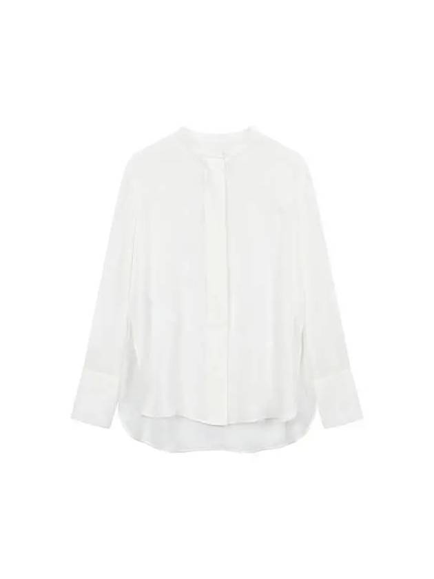 Women s side slit silk blouse ivory 271694 - GIORGIO ARMANI - BALAAN 1