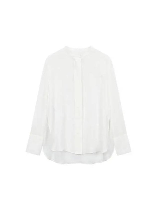 Women s side slit silk blouse ivory 271694 - GIORGIO ARMANI - BALAAN 1