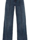 Noldy Denim Wide Jeans Dark Blue - ISABEL MARANT - BALAAN 2