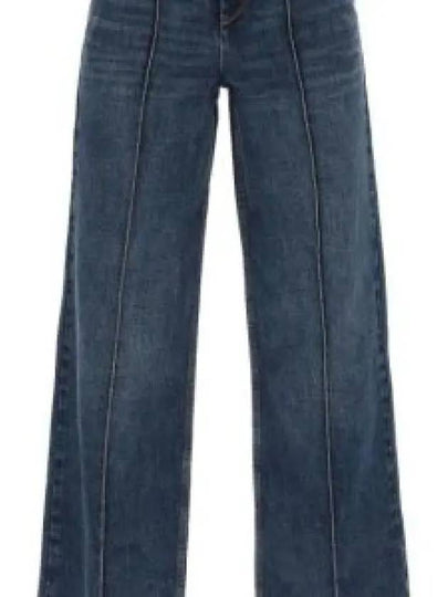 Noldy Denim Wide Jeans Dark Blue - ISABEL MARANT - BALAAN 2