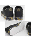 Logo Couture Court 88 Low Top Sneakers Black - VERSACE - BALAAN 7