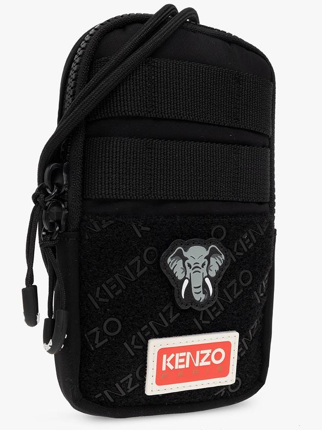 Lanyard Phone Case Black - KENZO - BALAAN 6