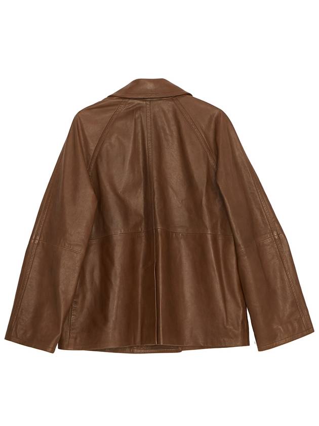 15441021650 ORIA 001 Women s Leather Jacket - MAX MARA - BALAAN 2