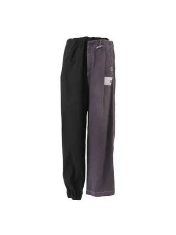 Maison Mihara Yasuhiro Combined Easy Pants Black Gray A10PT061 - MAISON MIHARA YASUHIRO - BALAAN 1