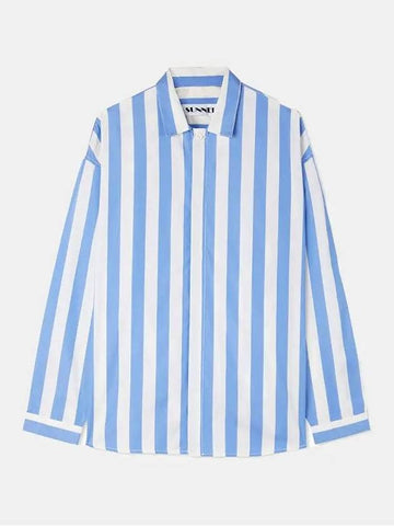 Blue Striped Shirt CRTWXSHR009 POP003 T388 - SUNNEI - BALAAN 1