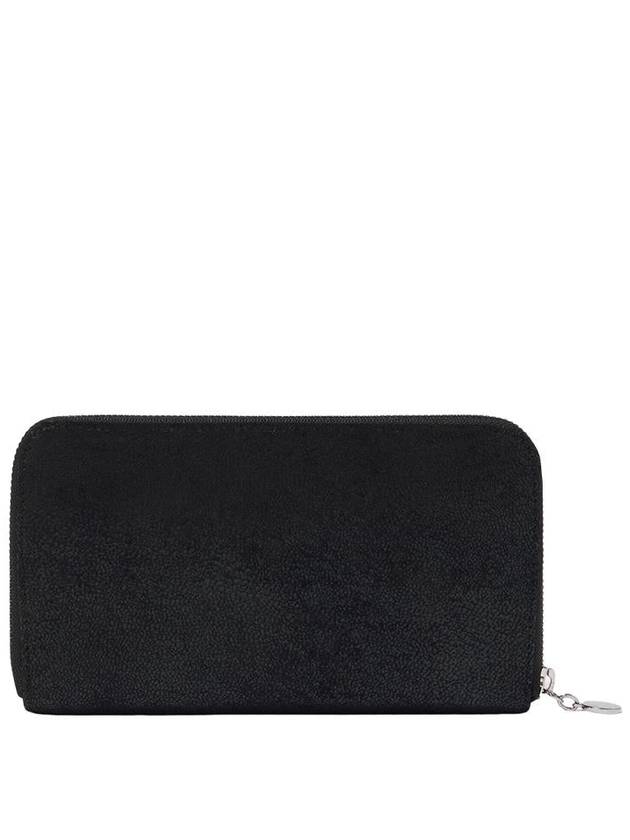 silver chain zipper long wallet black - STELLA MCCARTNEY - BALAAN 4