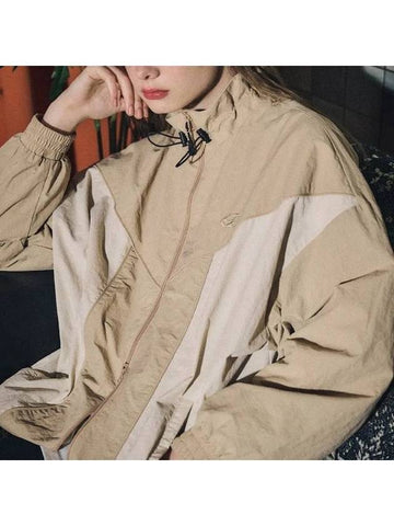 Neck Stopper Windbreaker Beige - CPGN STUDIO - BALAAN 1