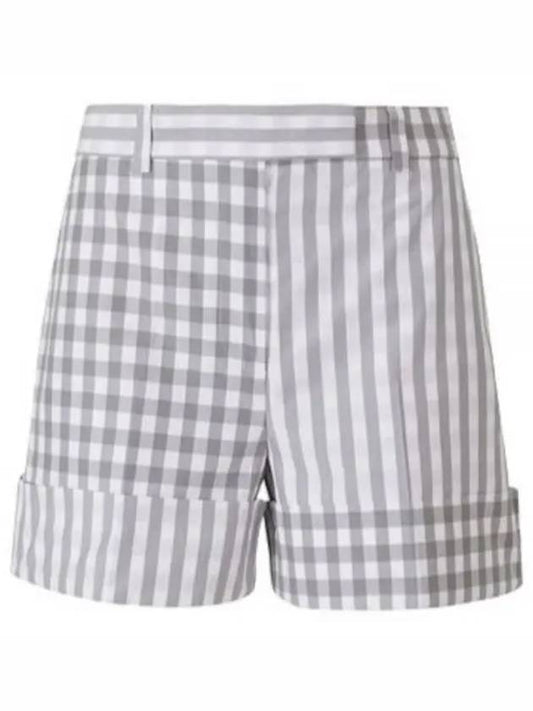 Gingham Check Double Face Poplin Shorts FTC463F F0166 035 - THOM BROWNE - BALAAN 2