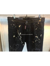 Men's Gold Paint Spot Black Glam Head Jeans S71LB0280 S30564 900 - DSQUARED2 - BALAAN 2