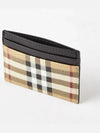 Vintage Check Card Wallet Beige - BURBERRY - BALAAN 9