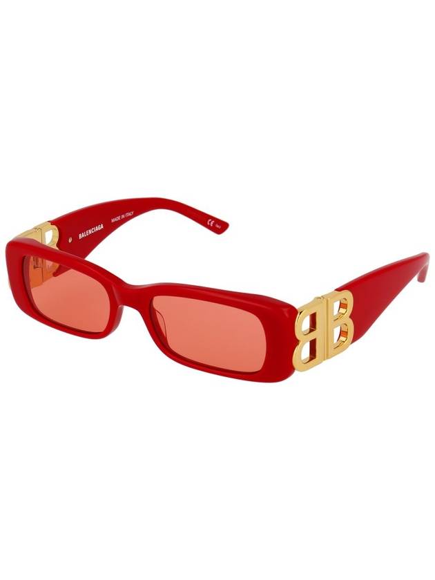 Vintage Square Sunglasses Red - BALENCIAGA - BALAAN 3