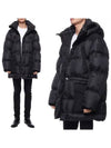 Logo Applique Nylon Puffer Coat Black - BURBERRY - BALAAN 2