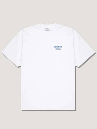 Logo Print Short Sleeve White - VETEMENTS - BALAAN 2