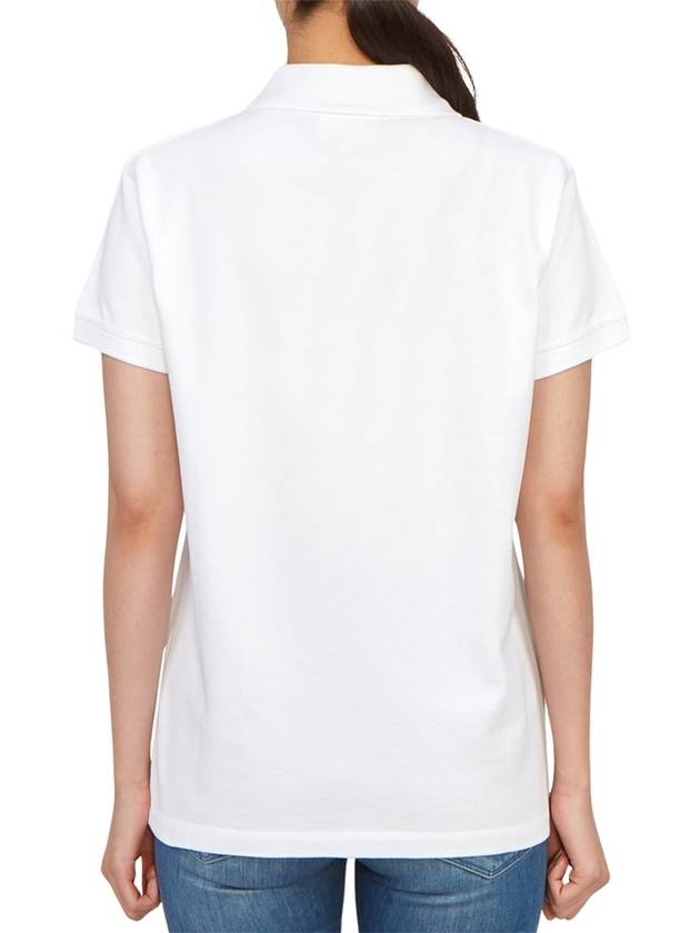 Handwriting Polo Shirt White - MAISON KITSUNE - BALAAN 4