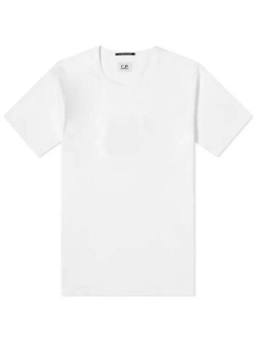 Men's Metropolis Pocket Jersey Short Sleeve T-Shirt White - CP COMPANY - BALAAN 1