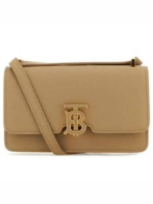 TB Logo Calfskin Mini Cross Bag Beige - BURBERRY - BALAAN 2