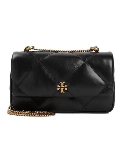 Kira Diamond Quilted Flap Cross Bag Black - TORY BURCH - BALAAN 2