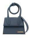 Le Chiquito Neude Tote Bag Dark Navy - JACQUEMUS - BALAAN.