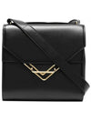 Clip Small Cross Bag Black - BOTTEGA VENETA - BALAAN 1