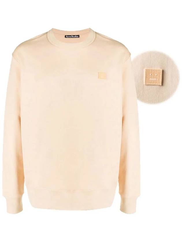 Men's Face Patch Sweatshirt Pink - ACNE STUDIOS - BALAAN 3