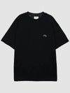 Small Logo Short Sleeve T Shirt Black - DROLE DE MONSIEUR - BALAAN 3