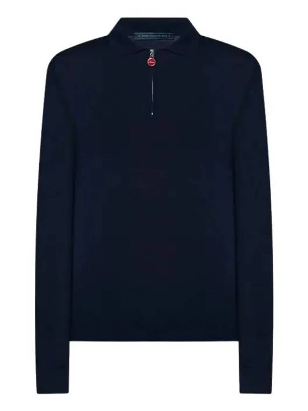 Wool Polo Shirt UK864ZW23 K400I - KITON - BALAAN 2