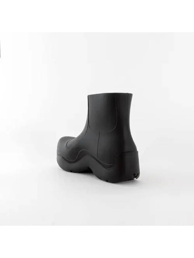 Puddle Rubber Ankle Rain Boots Fondente - BOTTEGA VENETA - BALAAN 4