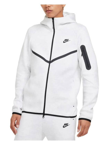 Tech Fleece Zip Up Hoodie Birch Header - NIKE - BALAAN 1