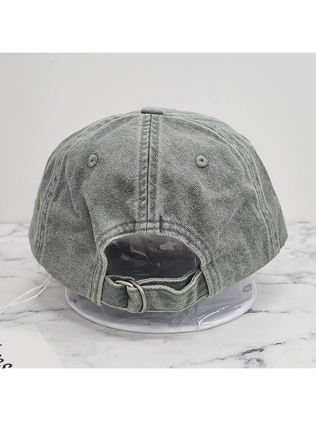 Embroidered Logo Ball Cap Sage Green - ACNE STUDIOS - BALAAN 5