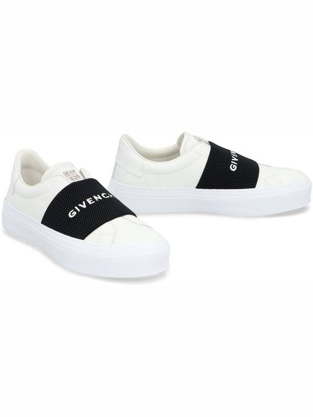 City Banding Logo Low Top Sneakers White - GIVENCHY - BALAAN 4