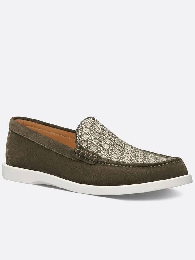 Granville Suede Loafers Khaki - DIOR - BALAAN 2