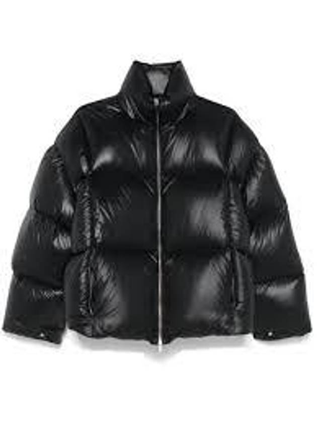 Zip Up Padding Black - JIL SANDER - BALAAN 2