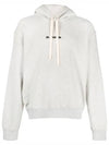 Plus Logo Hoodie Grey - JIL SANDER - BALAAN 1