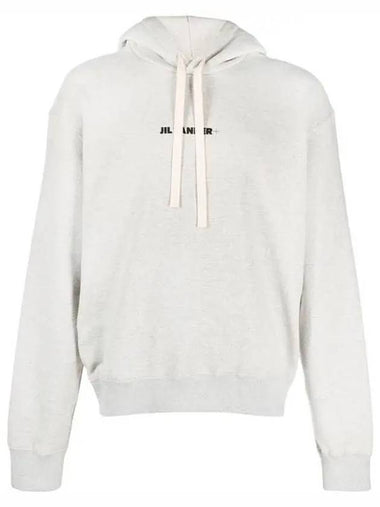 Plus Logo Hoodie Grey - JIL SANDER - BALAAN 1