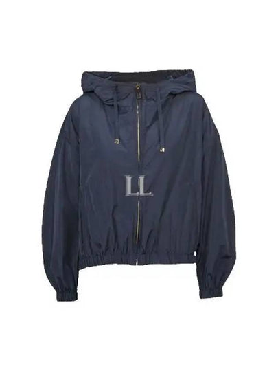 Taffci Hooded Windbreaker Navy - MAX MARA - BALAAN 2