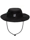 wide brim bucket hat black - TRIMERE - BALAAN 1