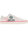 Women's Binkoo Logo Low Top Sneakers Pink - ISABEL MARANT - BALAAN 1