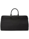 Re-Nylon Brushed Leather Duffel Bag Black - PRADA - BALAAN 4