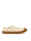 Egret Logo Low Top Sneakers Ivory - GANNI - BALAAN 2