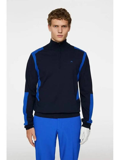 Men s Kendrick Zip up Golf Sweater Navy GMKW11175 6855 - J.LINDEBERG - BALAAN 2