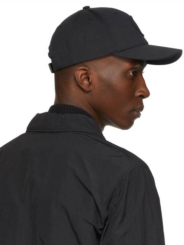 Wrap 6 Panel Ball Cap Black - STONE ISLAND - BALAAN 5