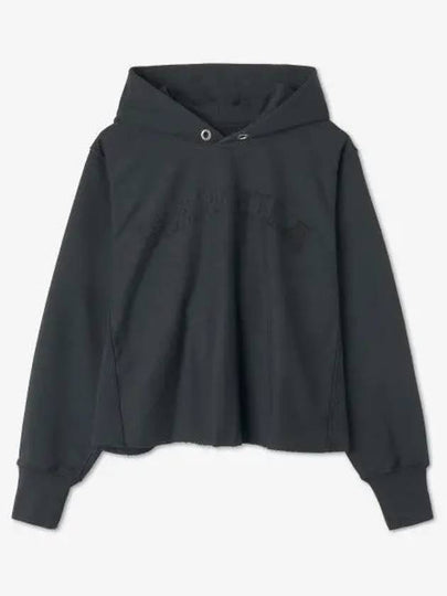 Logo Cotton Fleece Hoodie Black - MAISON MARGIELA - BALAAN 2