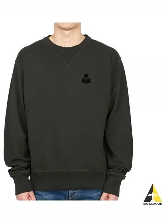 Men's Mike Logo Sweatshirt Dark Brown - ISABEL MARANT - BALAAN 2