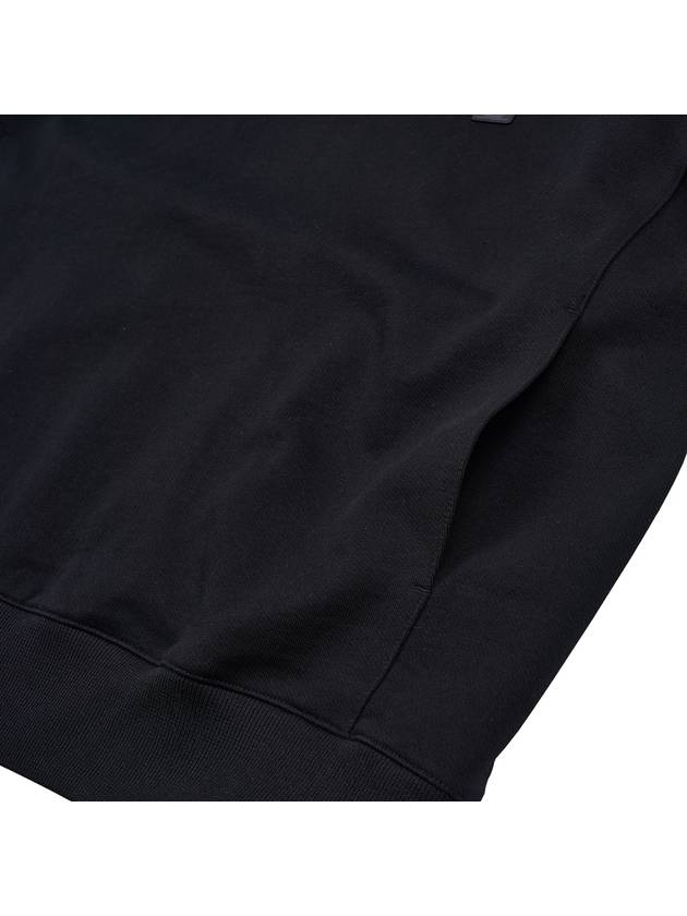 Solid Embroidery Sweatshirt Black - SOLID HOMME - BALAAN 7