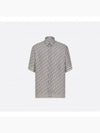 Oblique Short Sleeve Shirt Grey - DIOR - BALAAN 2