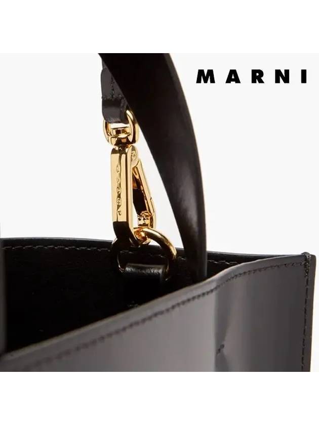 Museo Small Tote Bag Black - MARNI - BALAAN 6